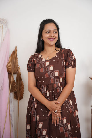 CLASSIC WINDOW | MATERNITY COTTON MAXI ANKLE LENGTH