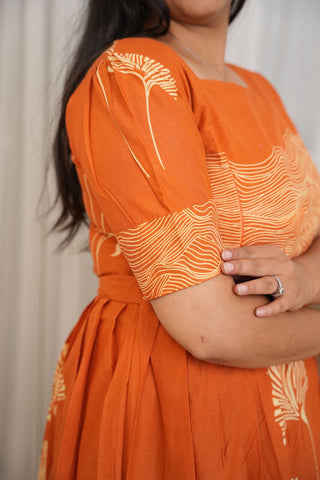 RUSTIC GARDENIA | MATERNITY COTTON MAXI ANKLE LENGTH