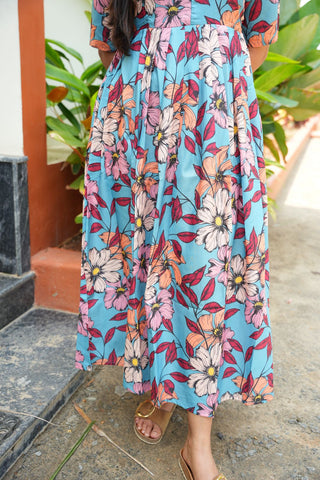 FLOWERS | MATERNITY MAXI ANKLE LENGTH