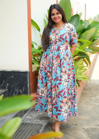 FLOWERS | MATERNITY MAXI ANKLE LENGTH