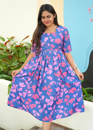 PINK GARDEN | MATERNITY MAXI ANKLE LENGTH