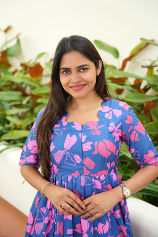 PINK GARDEN | MATERNITY MAXI ANKLE LENGTH