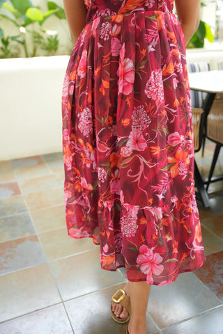 ROYAL BOTANIC | MATERNITY GEORGETTE MAXI ANKLE LENGTH