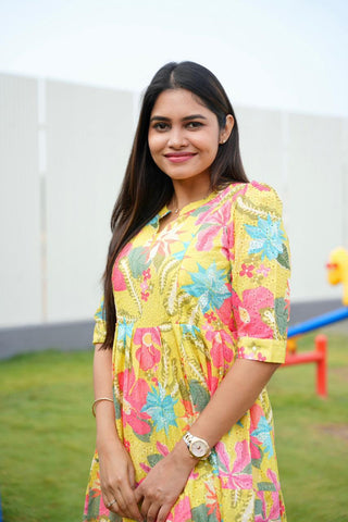 EXOTIC GARDEN | MATERNITY MAXI ANKLE LENGTH