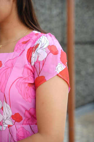 PINK POPPIES | MATERNITY GEORGETTE MAXI ANKLE LENGTH