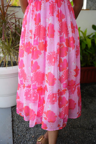 SPLASH FLOWERS | MATERNITY GEORGETTE MAXI ANKLE LENGTH