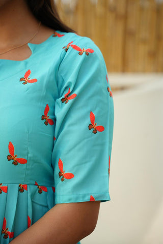 LOVELY PEACOCK | MATERNITY MAXI FULL LENGTH