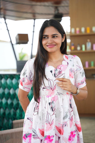 ROMANTIC BLUSH | MATERNITY MAXI ANKLE LENGTH