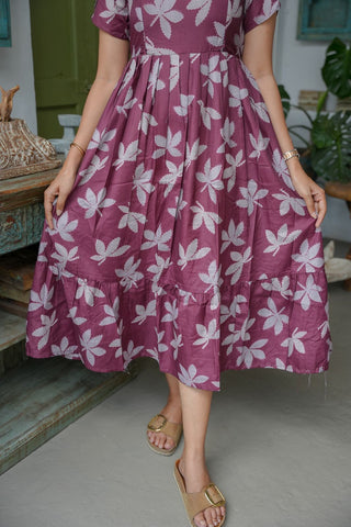 TWILIGHT FLORA | MATERNITY MAXI ANKLE LENGTH