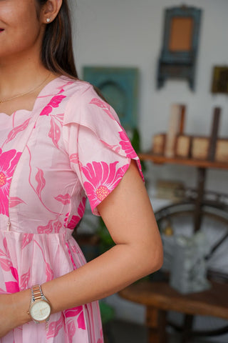 PINK GARDENIA | MATERNITY MAXI ANKLE LENGTH