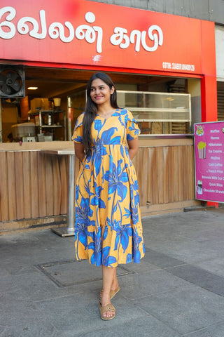 BLOOM ORCHID | MATERNITY MAXI ANKLE LENGTH