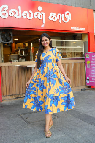 BLOOM ORCHID | MATERNITY MAXI ANKLE LENGTH