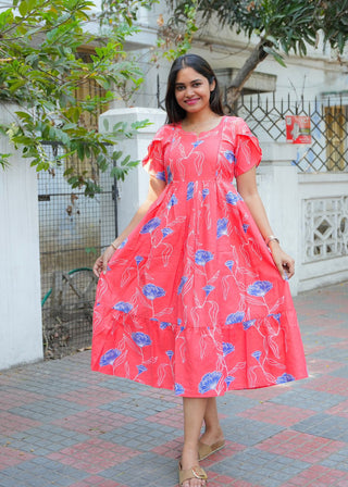 BLUE GAZANIA | MATERNITY MAXI ANKLE LENGTH