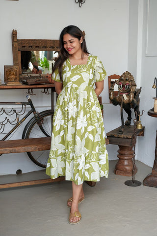 FLORAL AURA | MATERNITY MAXI ANKLE LENGTH