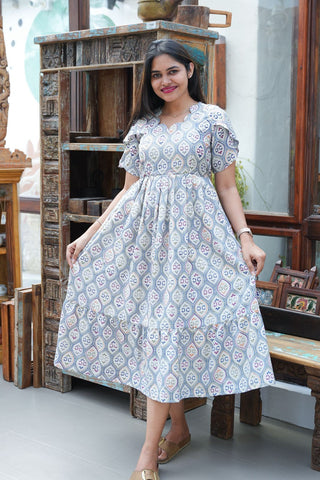 HERITAGE SCALLOP | MATERNITY MAXI ANKLE LENGTH