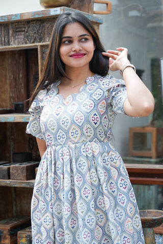 HERITAGE SCALLOP | MATERNITY MAXI ANKLE LENGTH