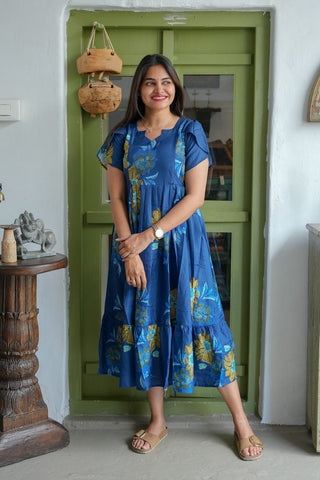 BLUE BOHO | MATERNITY MAXI ANKLE LENGTH