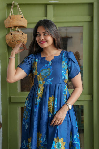 BLUE BOHO | MATERNITY MAXI ANKLE LENGTH