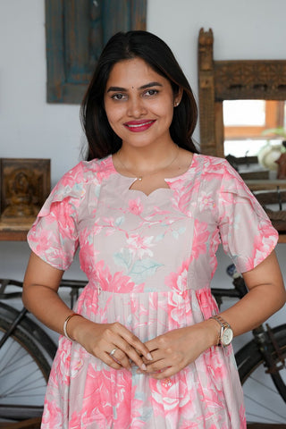 BLUSH BLOOM | MATERNITY MAXI ANKLE LENGTH