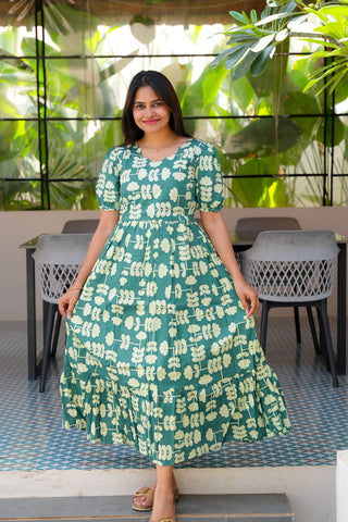 TWINING PETAL | MATERNITY COTTON MAXI FULL LENGTH