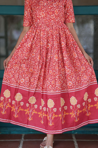 RED SORBET | MATERNITY MAXI FULL LENGTH
