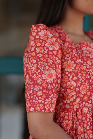 RED SORBET | MATERNITY MAXI FULL LENGTH