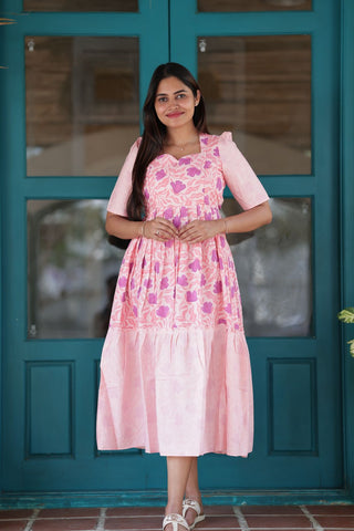 PETALS PARADISE | MATERNITY MAXI ANKLE LENGTH