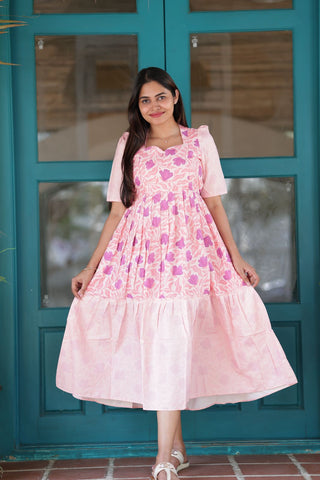 PETALS PARADISE | MATERNITY MAXI ANKLE LENGTH
