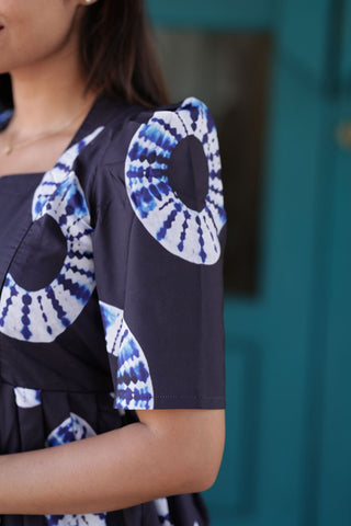 BLUE CIRCLE | MATERNITY MAXI FULL LENGTH