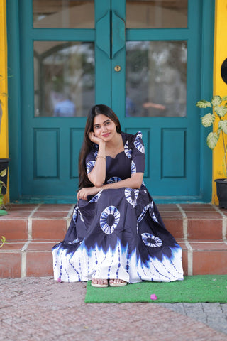 BLUE CIRCLE | MATERNITY MAXI FULL LENGTH