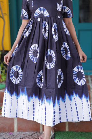 BLUE CIRCLE | MATERNITY MAXI FULL LENGTH