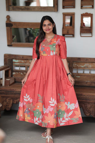 SAFFRON GARDENIA | MATERNITY MAXI FULL LENGTH