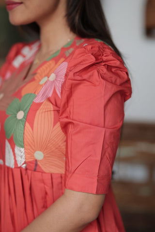 SAFFRON GARDENIA | MATERNITY MAXI FULL LENGTH