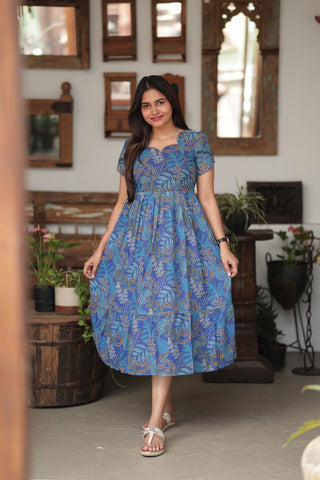 DEEP SEA BOTANIC | MATERNITY GEORGETTE MAXI ANKLE LENGTH