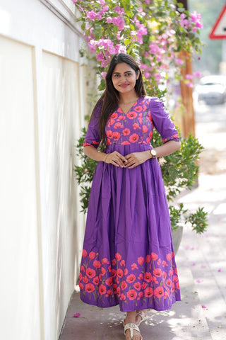 VIBRANT POPPY | MATERNITY MAXI FULL LENGTH