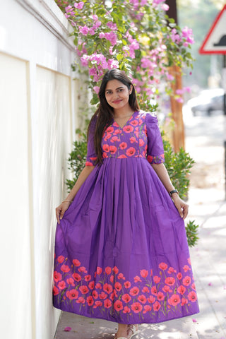 VIBRANT POPPY | MATERNITY MAXI FULL LENGTH