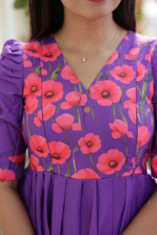VIBRANT POPPY | MATERNITY MAXI FULL LENGTH