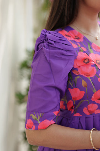 VIBRANT POPPY | MATERNITY MAXI FULL LENGTH