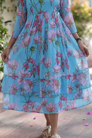 SKY GARDEN | MATERNITY GEORGETTE MAXI ANKLE LENGTH