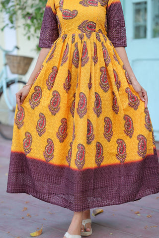 ROYAL YELLOW | MATERNITY MAXI FULL LENGTH