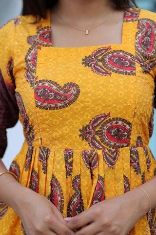 ROYAL YELLOW | MATERNITY MAXI FULL LENGTH