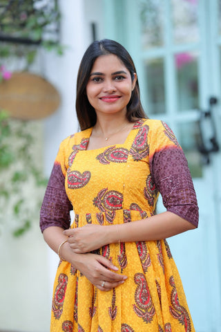 ROYAL YELLOW | MATERNITY MAXI FULL LENGTH