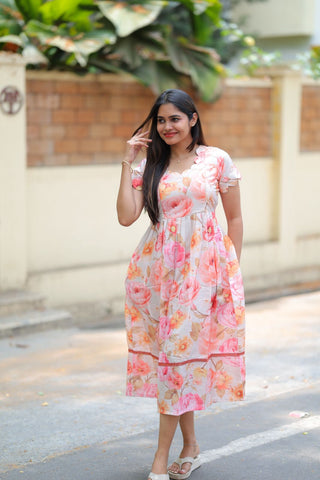 ROSY GARDENIA | MATERNITY MAXI ANKLE LENGTH