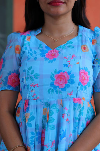 SKY MEADOW | MATERNITY GEORGETTE MAXI ANKLE LENGTH
