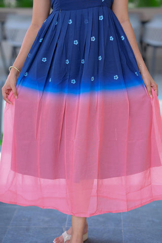 ARTISTIC SHADE | MATERNITY GEORGETTE MAXI ANKLE LENGTH