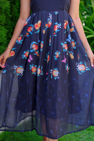 LUNA BOTANIC | MATERNITY GEORGETTE MAXI ANKLE LENGTH
