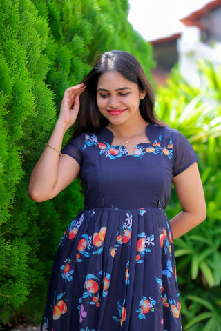 LUNA BOTANIC | MATERNITY GEORGETTE MAXI ANKLE LENGTH