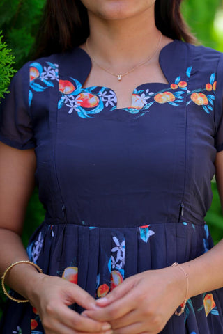 LUNA BOTANIC | MATERNITY GEORGETTE MAXI ANKLE LENGTH