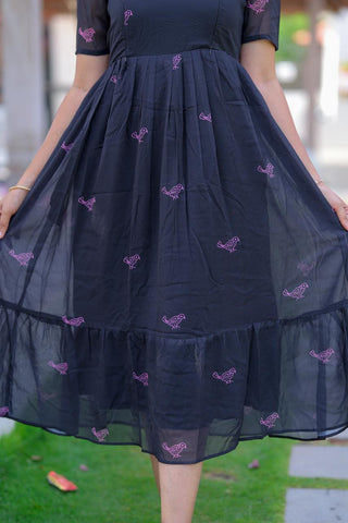 SPARROW | MATERNITY GEORGETTE MAXI ANKLE LENGTH