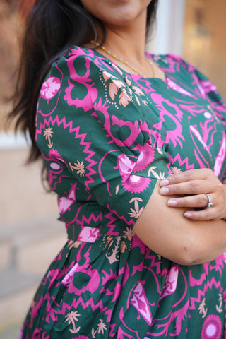 EXOTIC VINYL | MATERNITY MAXI ANKLE LENGTH